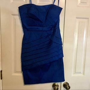 Blue Max & Cleo Strapless Dress